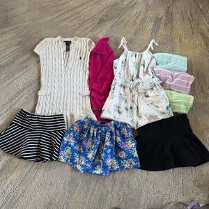 Ralph Lauren long sleeve tops pull on skorts skirt sweater dress preppy romper 5